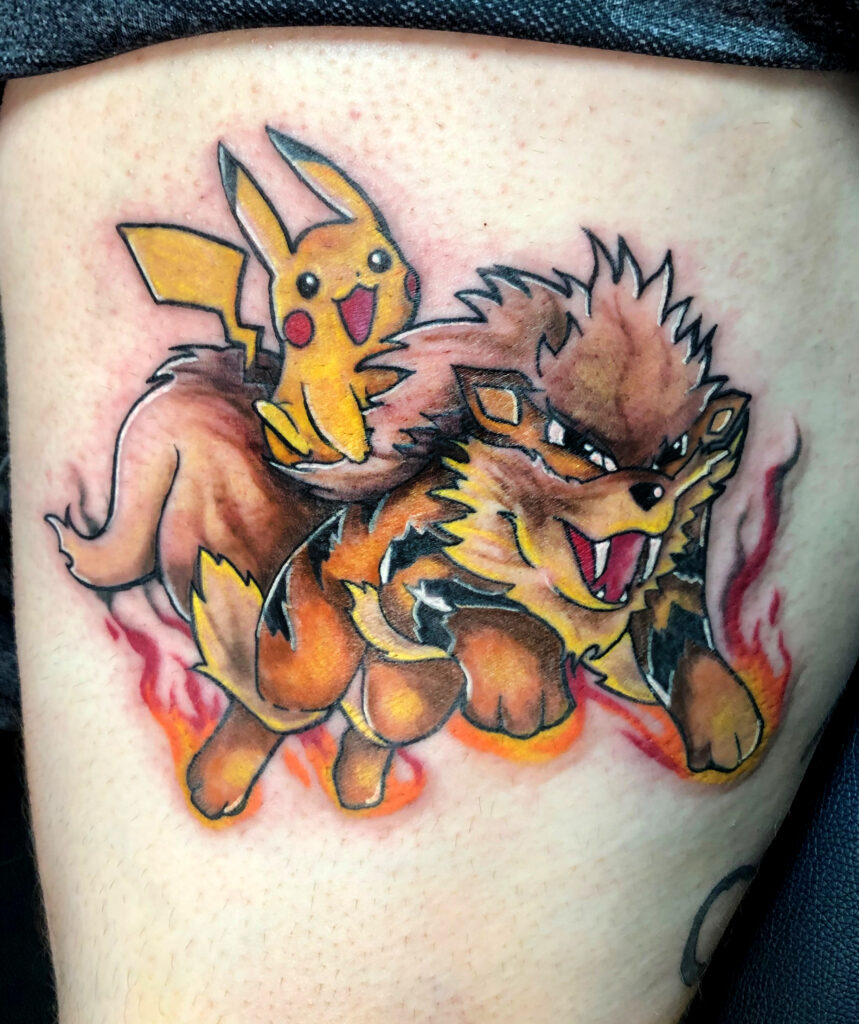 Joanna Szpernoga - Pokemon Tattoos