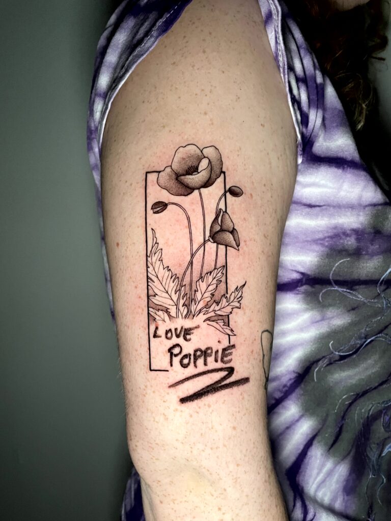 Allyssa-Bollmann- Poppy Flower-Tattoos