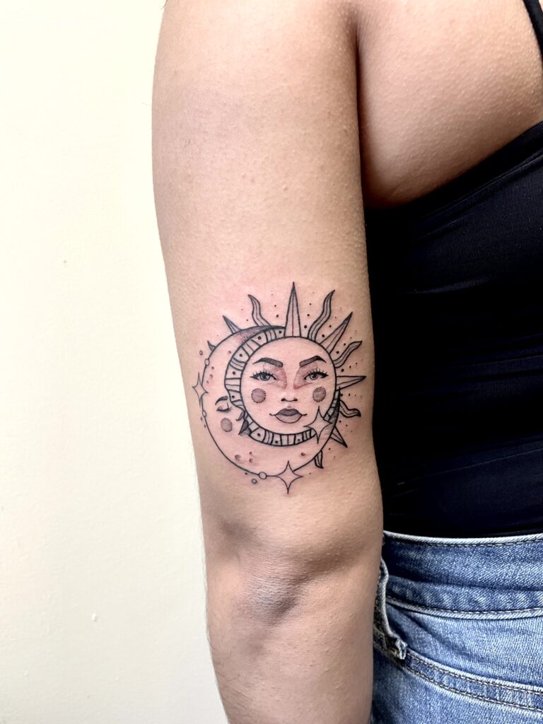 Allyssa-Bollmann- Sun Moon-Tattoos