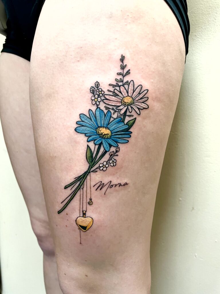 Allyssa-Bollmann- Flowers -Tattoos
