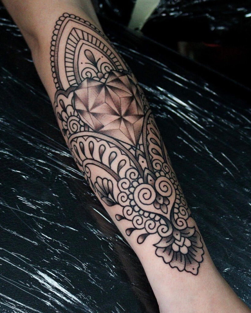 Pure Ink Tattoo - NJ - Tito Rodriguez - Diamond Mandala Tattoo