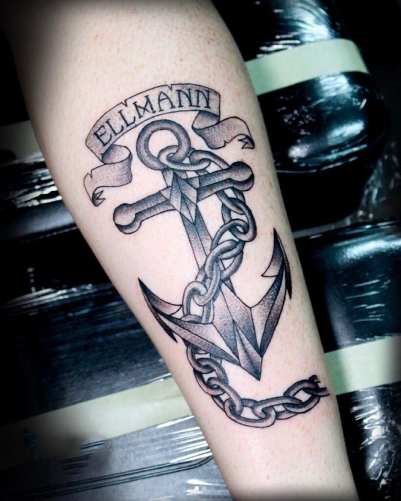 Pure Ink Tattoo - NJ - Tito Rodriguez - Anchor Tattoo