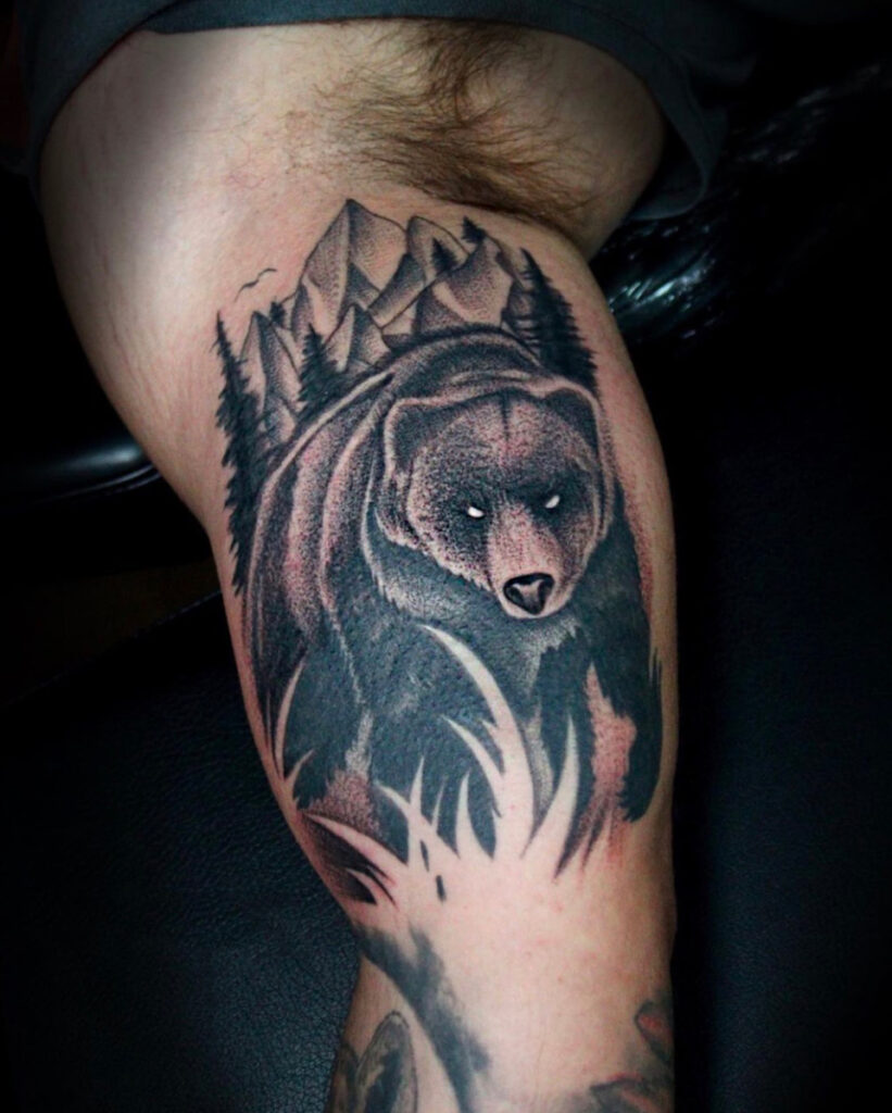 Pure Ink Tattoo - NJ - Tito Rodriguez - Bear Tattoo