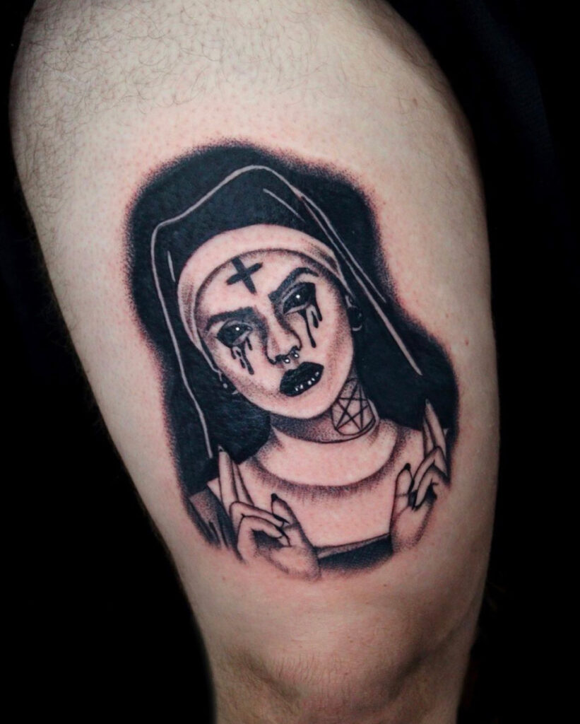 Pure Ink Tattoo - NJ - Tito Rodriguez - Nun Tattoo